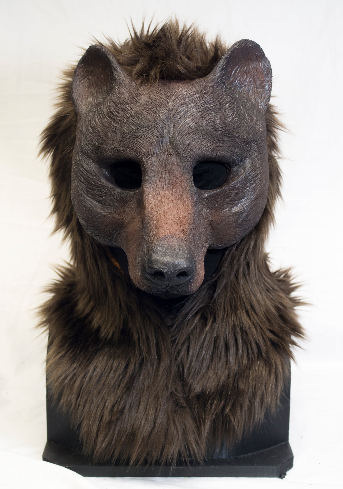 Awaykin Brown Bear Made to order combat friendly LARP half mask