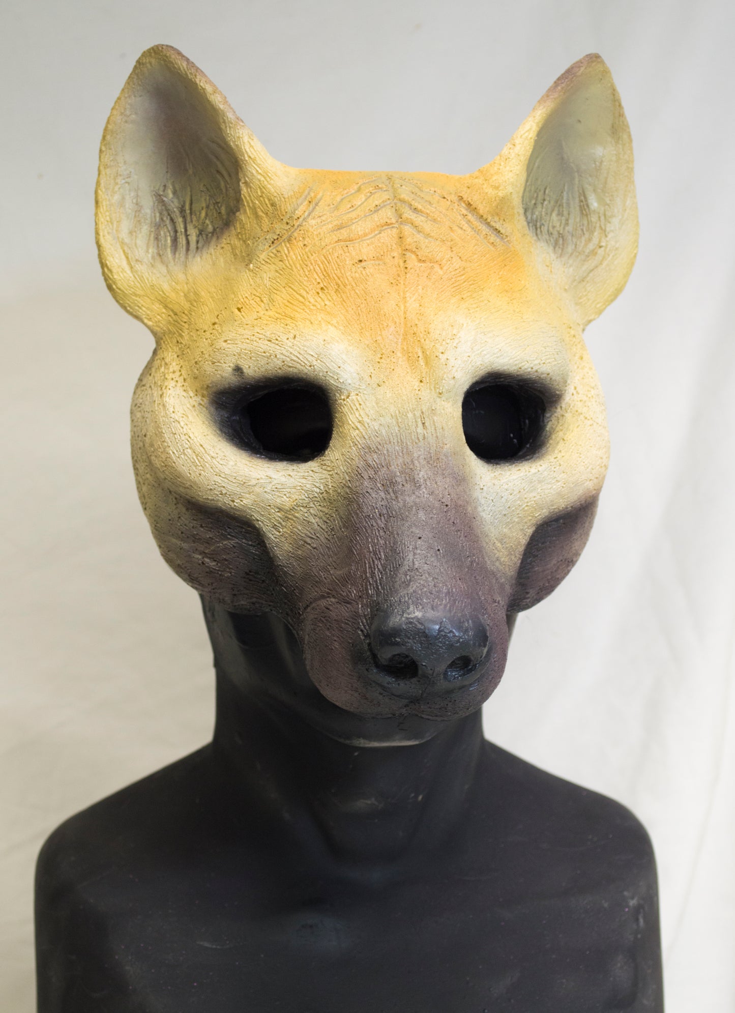 Beige / brown Wild dog durable mask for LARP, performance and costuming