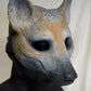 Silver Wild dog durable mask for LARP, performance and costuming
