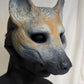 Silver Wild dog durable mask for LARP, performance and costuming