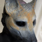 Silver Wild dog durable mask for LARP, performance and costuming