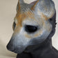 Silver Wild dog durable mask for LARP, performance and costuming