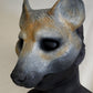 Silver Wild dog durable mask for LARP, performance and costuming