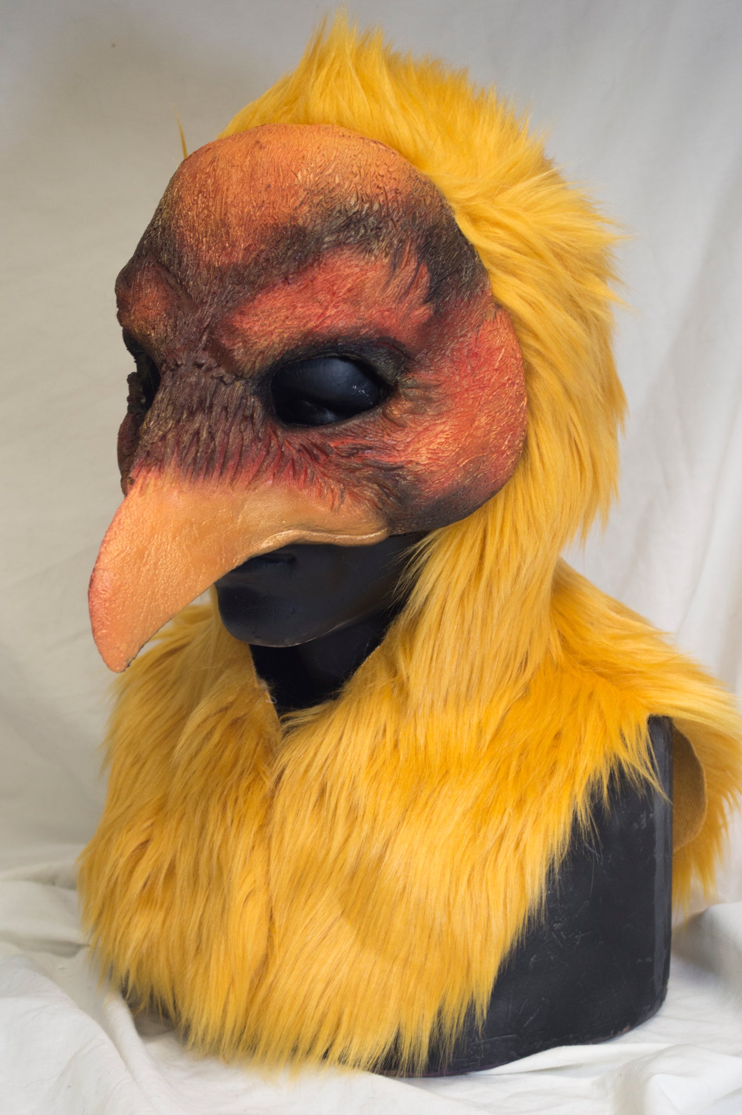 Pheonix hooded mask for LARP, performance and costuming