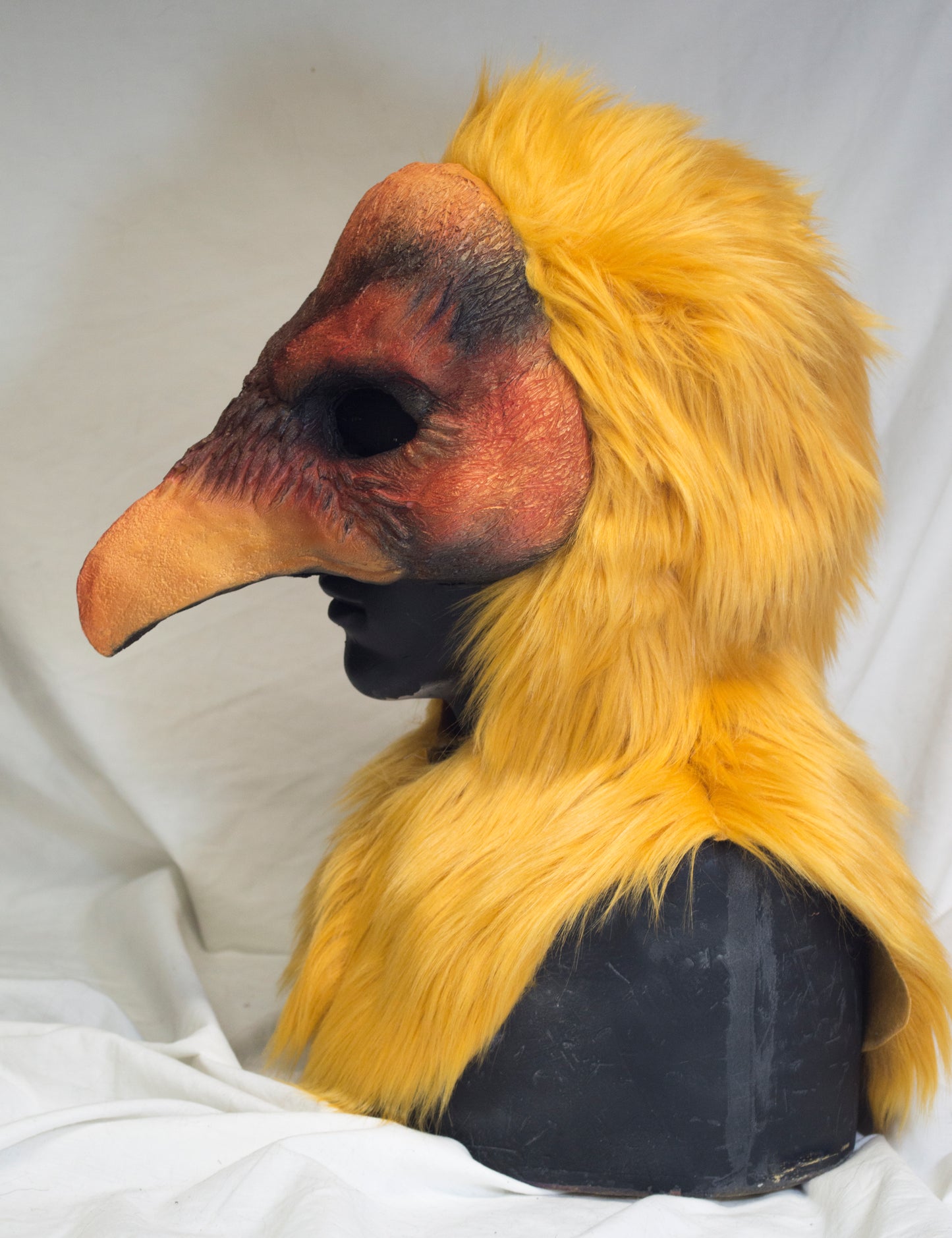 Pheonix hooded mask for LARP, performance and costuming