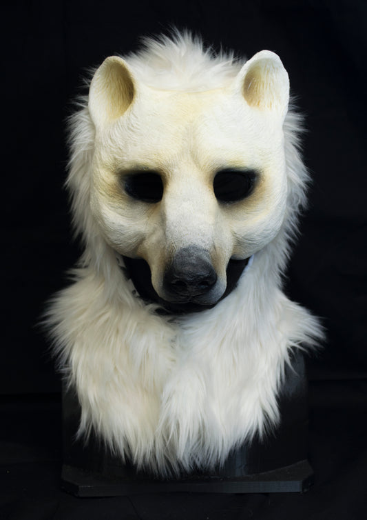 Awaykin Polar bear Made to order combat friendly LARP half mask