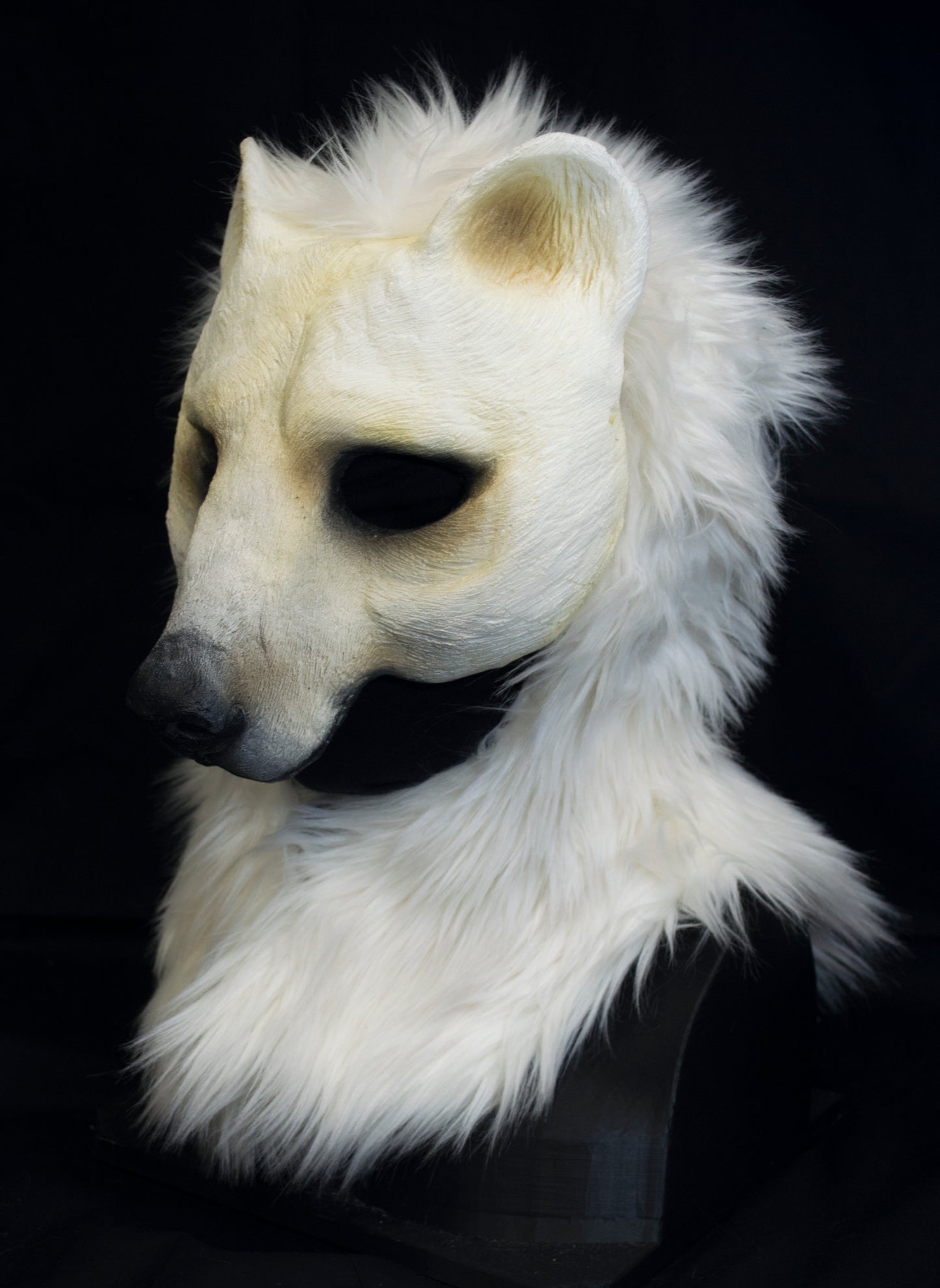 Awaykin Polar bear Made to order combat friendly LARP half mask