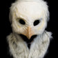 Snowy owl durable hooded mask for LARP, performance and costuming