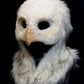 Snowy owl durable hooded mask for LARP, performance and costuming