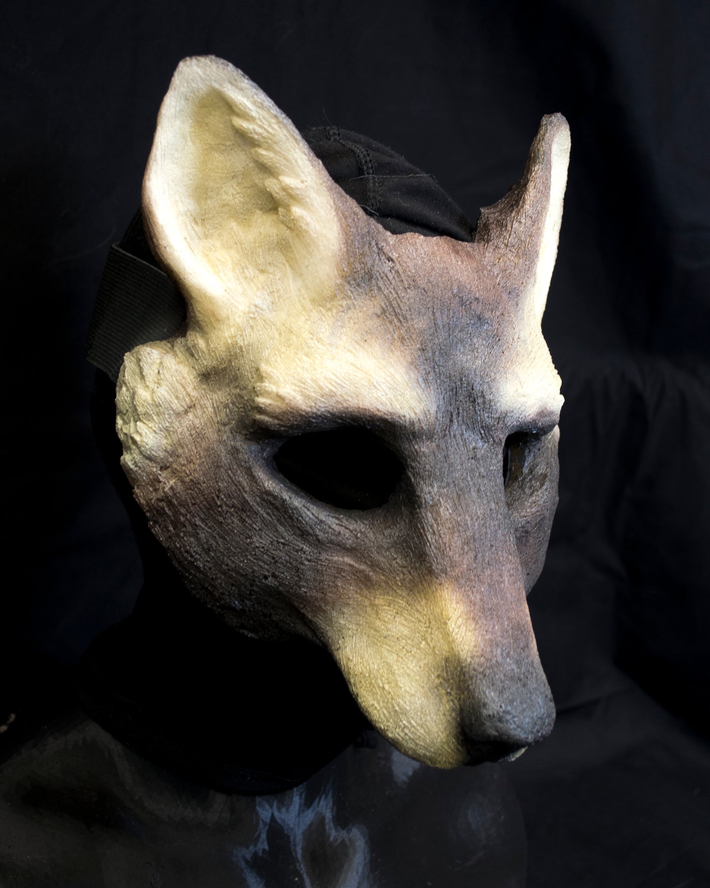 Awaykin Raccoon : Made to order combat friendly LARP half mask