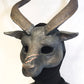 Awaykin Long horned Goat: Made to order combat friendly LARP half mask