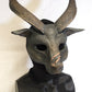 Awaykin Long horned Goat: Made to order combat friendly LARP half mask