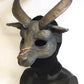 Awaykin Long horned Goat: Made to order combat friendly LARP half mask