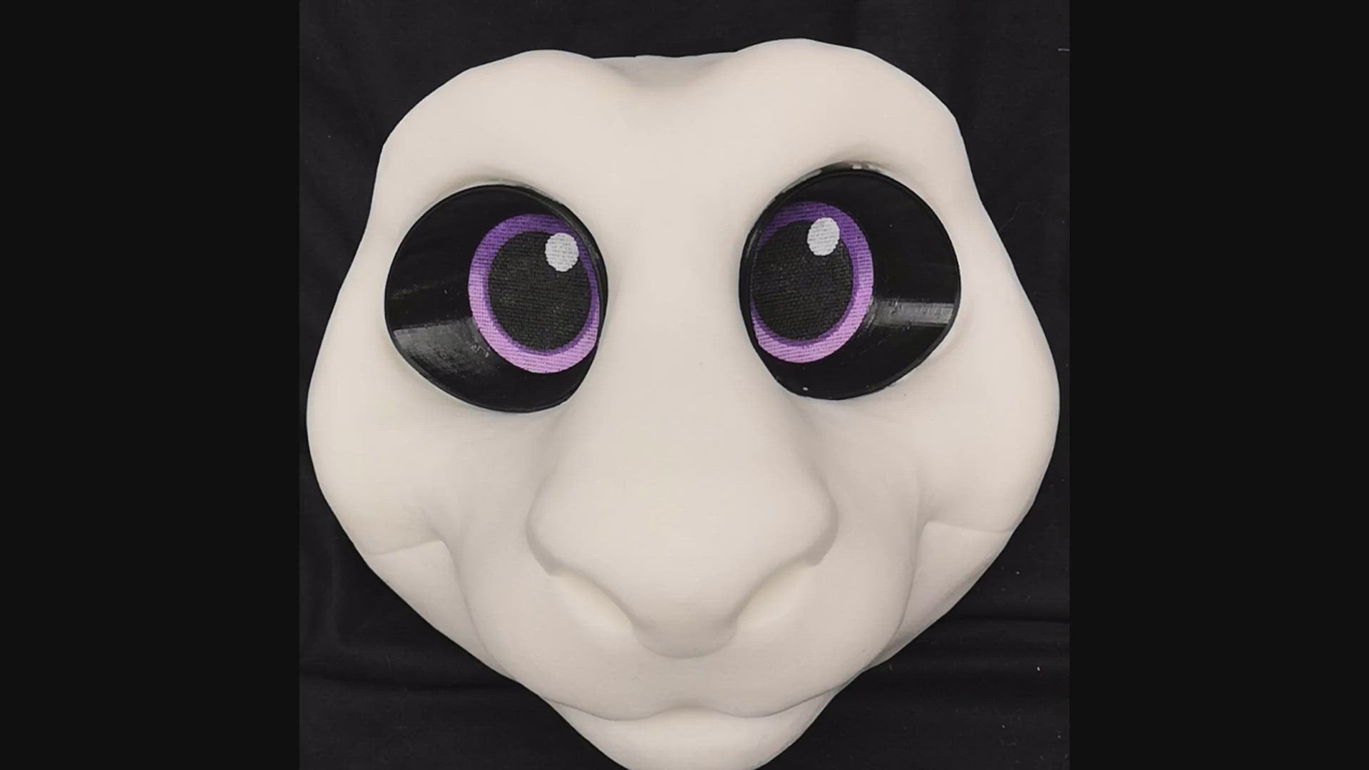 Craft Plastic Fursuit Eyes DIY White & Black Options 