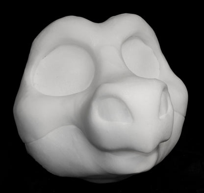 Kemono Point nose dragon soft foam head base for costumes, mascots and fursuits.