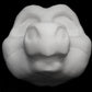 Kemono Point nose dragon soft foam head base for costumes, mascots and fursuits.