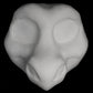 Kemono Point nose dragon soft foam head base for costumes, mascots and fursuits.