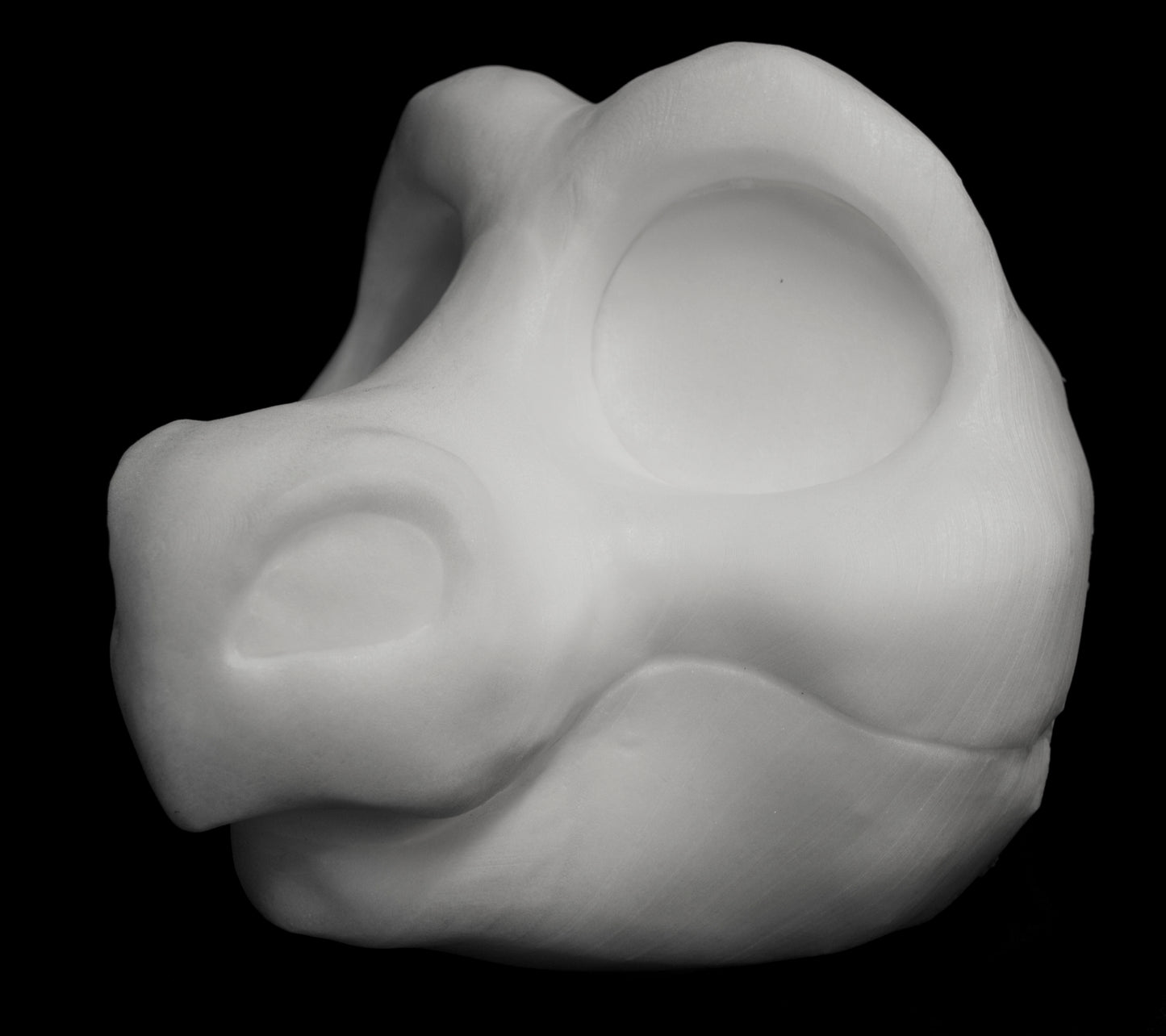 Kemono Point nose dragon soft foam head base for costumes, mascots and fursuits.