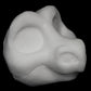 Kemono Point nose dragon soft foam head base for costumes, mascots and fursuits.