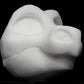 Kemono Point nose dragon soft foam head base for costumes, mascots and fursuits.