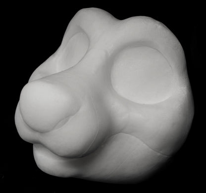 Kemono Critter soft foam head base for costumes, mascots and fursuits.