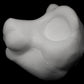 Kemono Critter soft foam head base for costumes, mascots and fursuits.