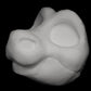 Kemono Pony / angel dragon soft foam head base for costumes, mascots and fursuits.