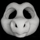 Kemono Point nose dragon soft foam head base for costumes, mascots and fursuits.
