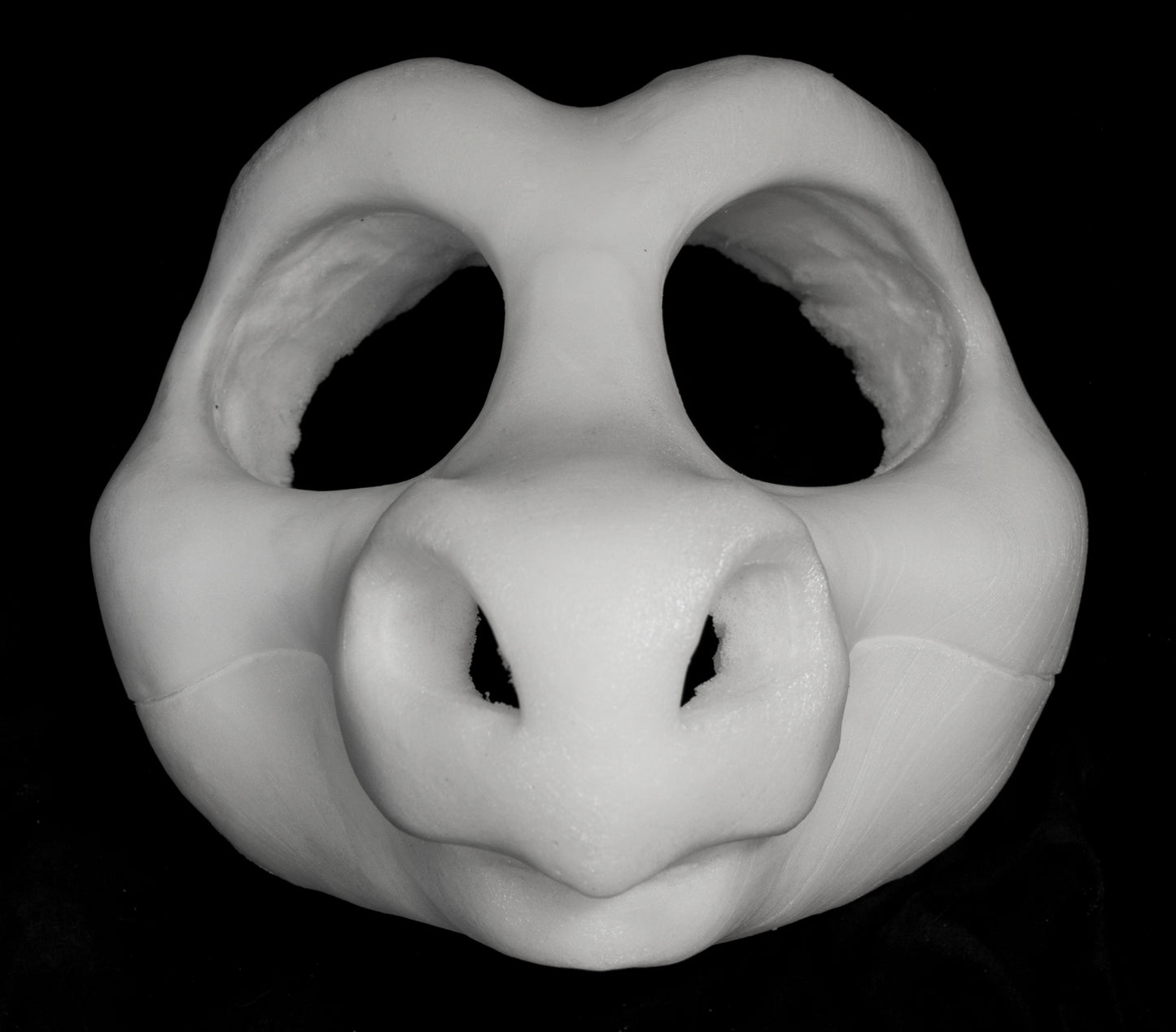 Kemono Point nose dragon soft foam head base for costumes, mascots and fursuits.