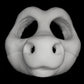 Kemono Pony / angel dragon soft foam head base for costumes, mascots and fursuits.