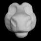 Raptor foam head base for costumes, mascots and fursuits.