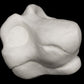 Toony Sergal soft foam head base for costumes, mascots and fursuits, uncut and cut & carved options