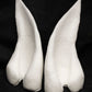 Manokit bundle deal: cut and carved head base, eye mesh, Ears and Feet padding, for costumes mascots and fursuits.