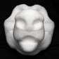Wolf / Fox soft foam head base for costumes, mascots and fursuits.