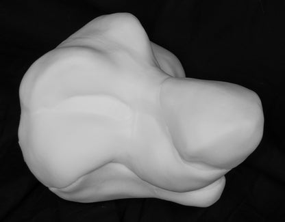 Manokit soft foam head base for costumes, mascots and fursuits.