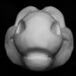 Angel Dragon foam head base for costumes, mascots and fursuits.
