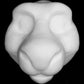 Drekkubus / Rabbit soft foam head base for costumes, mascots and fursuits.