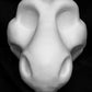 Angel Dragon foam head base for costumes, mascots and fursuits.