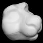 Drekkubus / Rabbit soft foam head base for costumes, mascots and fursuits.