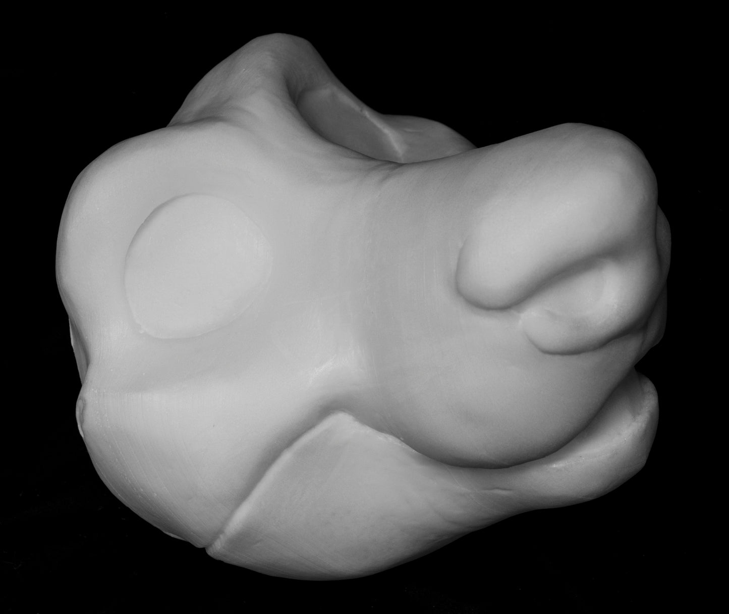 Happy Canine soft foam head base for costumes, mascots and fursuits.