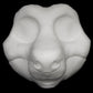 Kemono Fox/Canine soft foam head base for costumes, mascots and fursuits.
