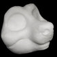 Kemono Fox/Canine soft foam head base for costumes, mascots and fursuits.