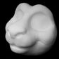 Kemono Monkey / small critter soft foam head base for costumes, mascots and fursuits.