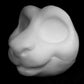 Kemono Monkey / small critter soft foam head base for costumes, mascots and fursuits.