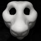 Wolf / Fox soft foam head base for costumes, mascots and fursuits.