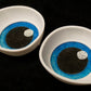 White follow me effect toony eyes for costumes, fursuits and mascots (1 pair)(Many colours and custom painted options) Waterproof
