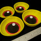 Custom painted Toony eyes for costumes, (regular and large options) fursuits and mascots (1 pair) Waterproof