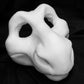 Dragon foam head base for costumes, mascots and fursuits.