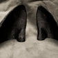 Pointed canine ear blanks, soft foam for LARP, festivals, costumes, mascots and fursuits (1 pair)