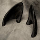 Pointed canine ear blanks, soft foam for LARP, festivals, costumes, mascots and fursuits (1 pair)
